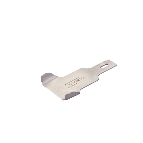 Beitelmes gebogen blad 17mm