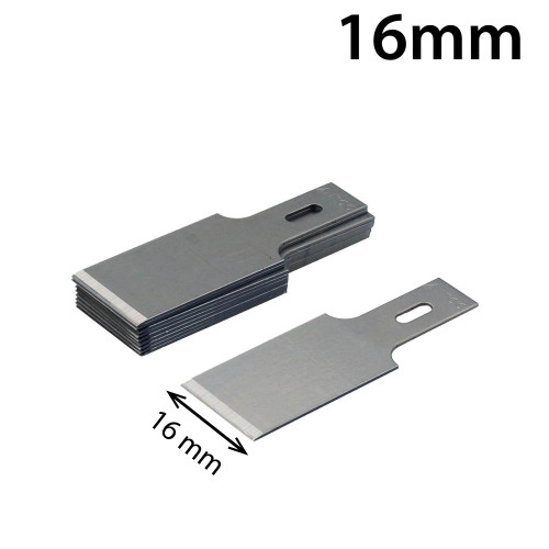 Beitelmesjes (10st) Sponningschraper 16mm