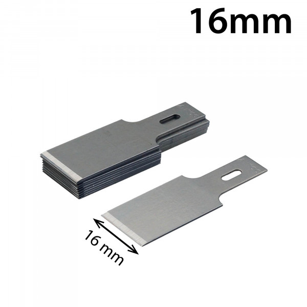 Beitelmesjes (10st) Sponningschraper 16mm
