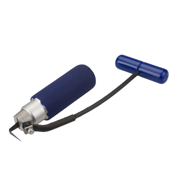 Trekmes met drukknop aluminium