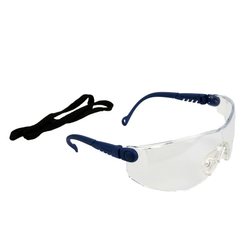 Beschermbril/ Veiligheidsbril helder en verstelbaar