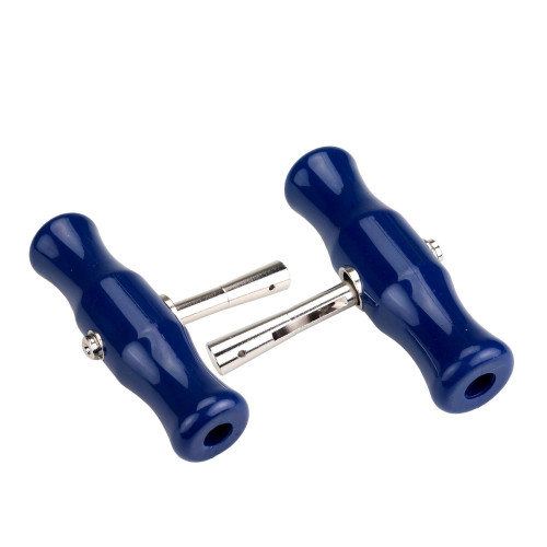 Set (2) handgrepen tbv snijdraad, blauw                        