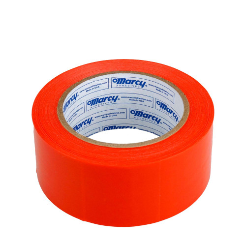 Beschermtape oranje voorgesneden 50mm x 33mtr