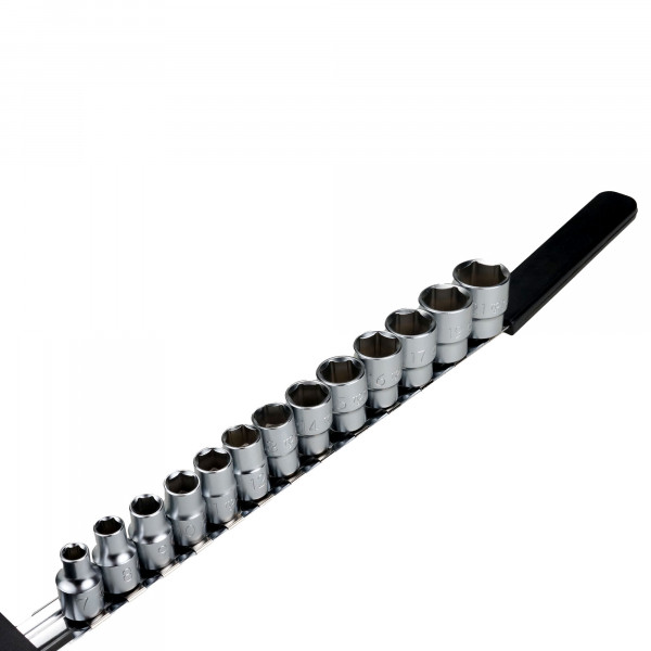 3/8" DR. 6PT Doppenrailset - 13-delig