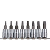 1/4" DR. Sterbit sabotagebestendig bitdoppenrailset 8-delig