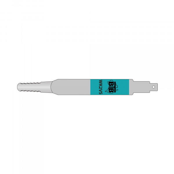 BTB WK2VS medium vlak V-vormig mes, gekarteld, 240mm