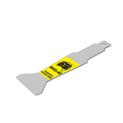 BTB WK6-40 Sponningschraper mes, 125mm, 40mm breed