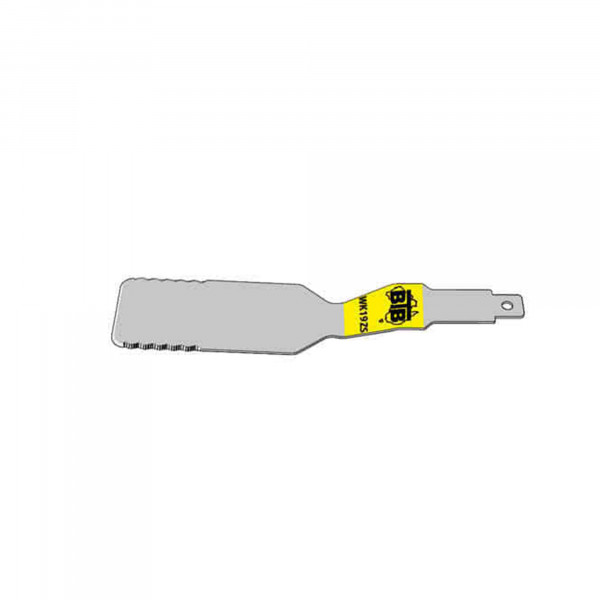 BTB WK19ZS breed vlak mes gezet, 180mm, gekarteld, 40mm breed
