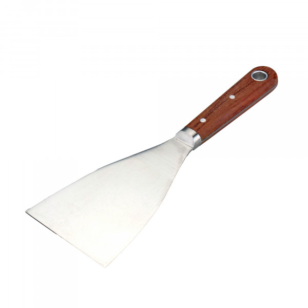 Plamuurmes 75mm met houtenhandvat