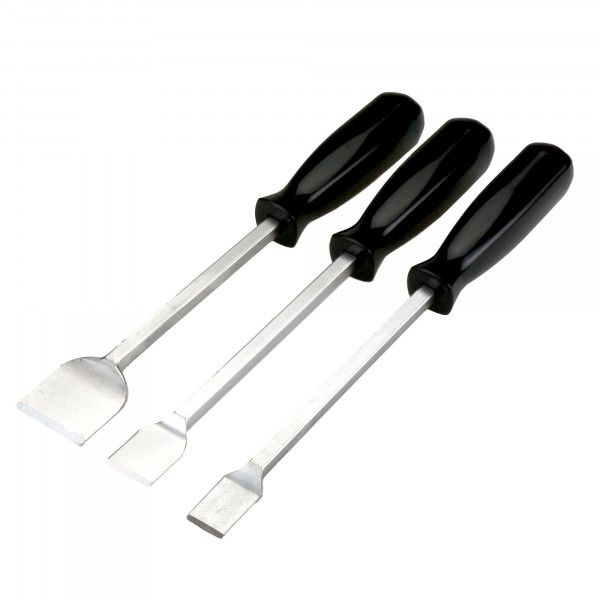 Set van 3 sponningschrapers/ beitelmessen