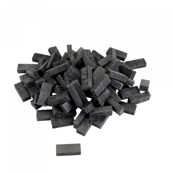 Zelfklevende neopreen stelblokjes 35x6x9mm (100st)