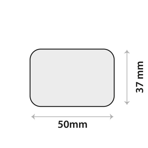 Sensor gel sticker 50 x 37mm, rechthoek