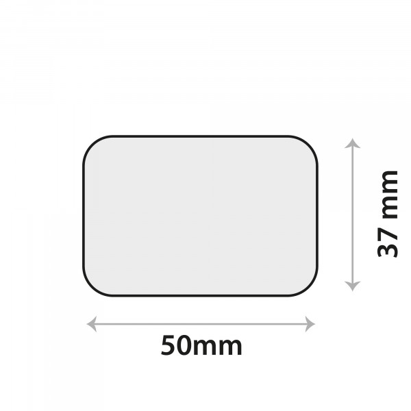Sensor gel sticker 50 x 37mm, rechthoek