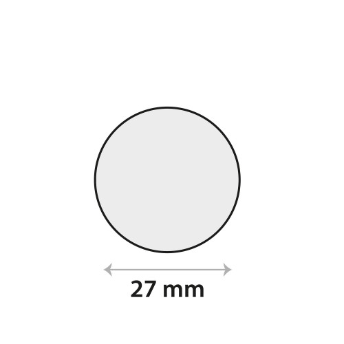 Sensor gel sticker Ø 27mm, rond