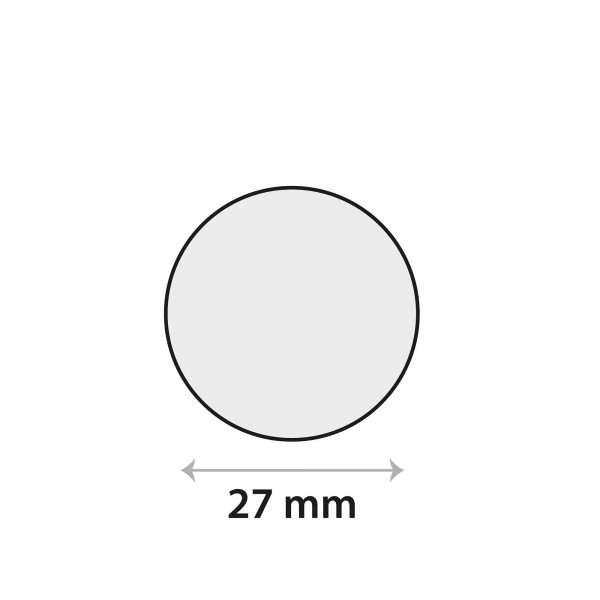 Sensor gel sticker Ø 27mm, rond