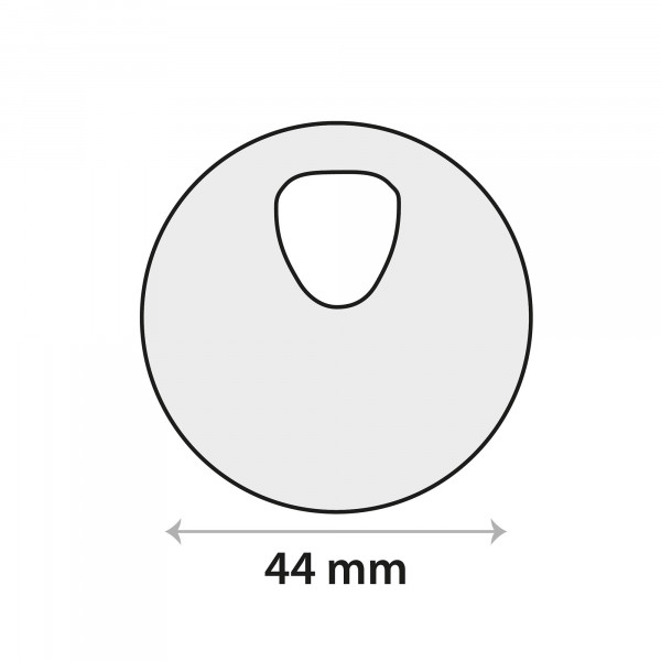 Sensor gel sticker Ø 44mm, rond met opening