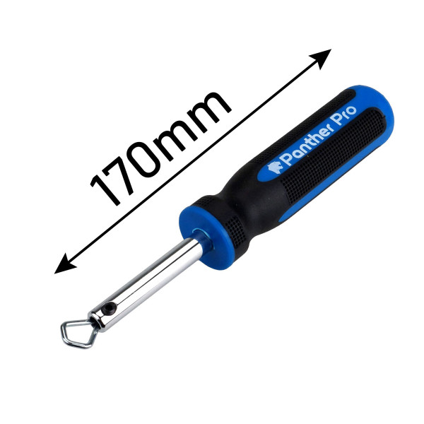 Pezentrekker kort handvat. 12mm oog