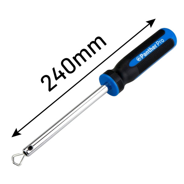 Pezentrekker lang handvat. 9,5mm oog