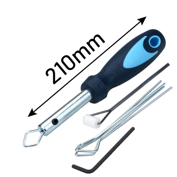 Pezentrekker met losse oogjes + rol