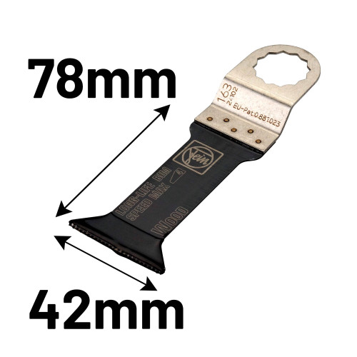 Fein E-CUT LONG-LIFE-ZAAGBLAD 78x42mm
