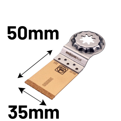 Fein E-CUT zaagblad hardmetaal 35x50mm