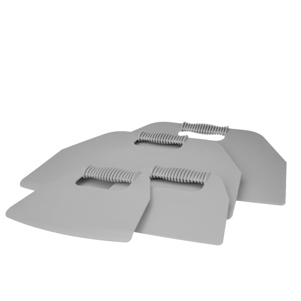 4-delige Dashboardbeschermers 2 klein, 2 groot met handvat