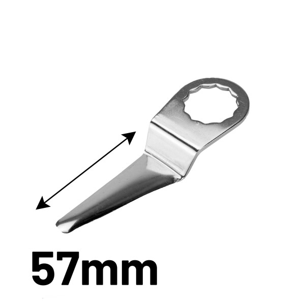 Mes Fein 57mm, recht, vlak         