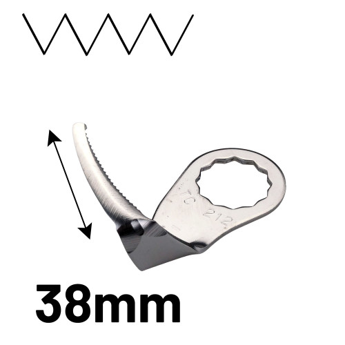 Fein mes U-vorm getand 38mm [212] 