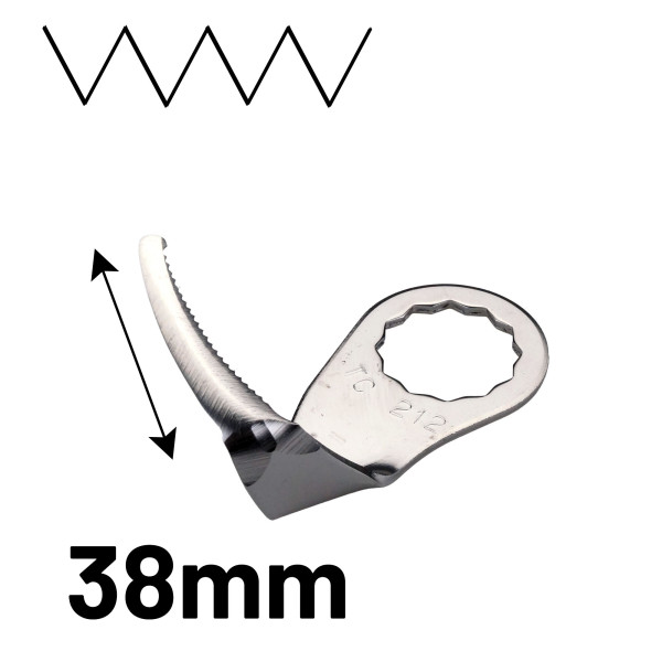 Fein mes U-vorm getand 38mm [212] 