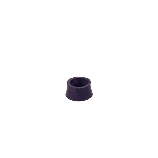 Rubber dop Ø 9,8mm met opstaande rand
