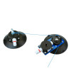 Duobond RL-eez wireline Rol/100 meter kunststof snijdraad 1mm, 200 daN. Blauw