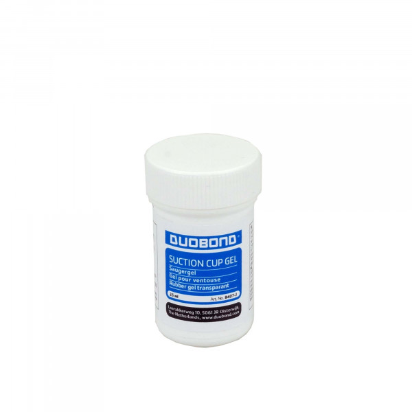 Suction cup with raised edge