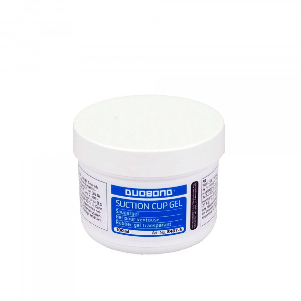 Suction cup with raised edge