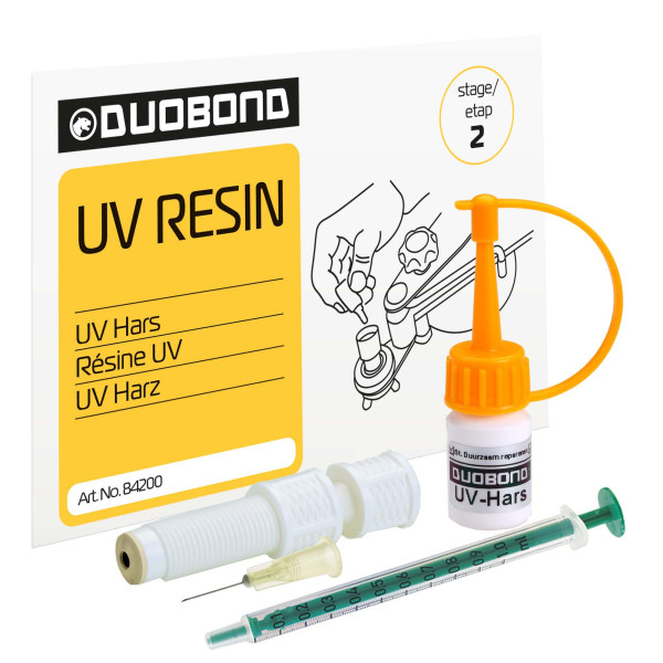Duobond UV Hars 1.5 ml incl spuit en injector